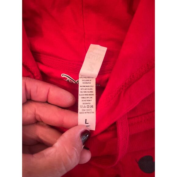 Disney Zuni red hoodie L - Picture 5 of 6